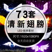 唯美天使動(dòng)態(tài)翅膀視頻素材婚慶LED大屏幕婚禮高清背景舞臺(tái)晚會(huì)
